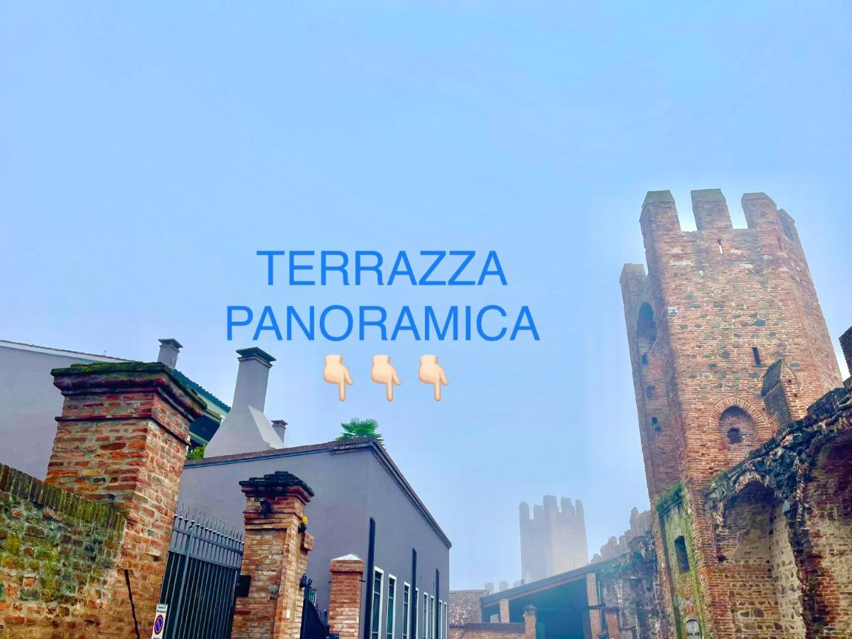 Ca' Del Sole - Attico Panoramico In Centro Storico Apartamento Montagnana  Exterior foto